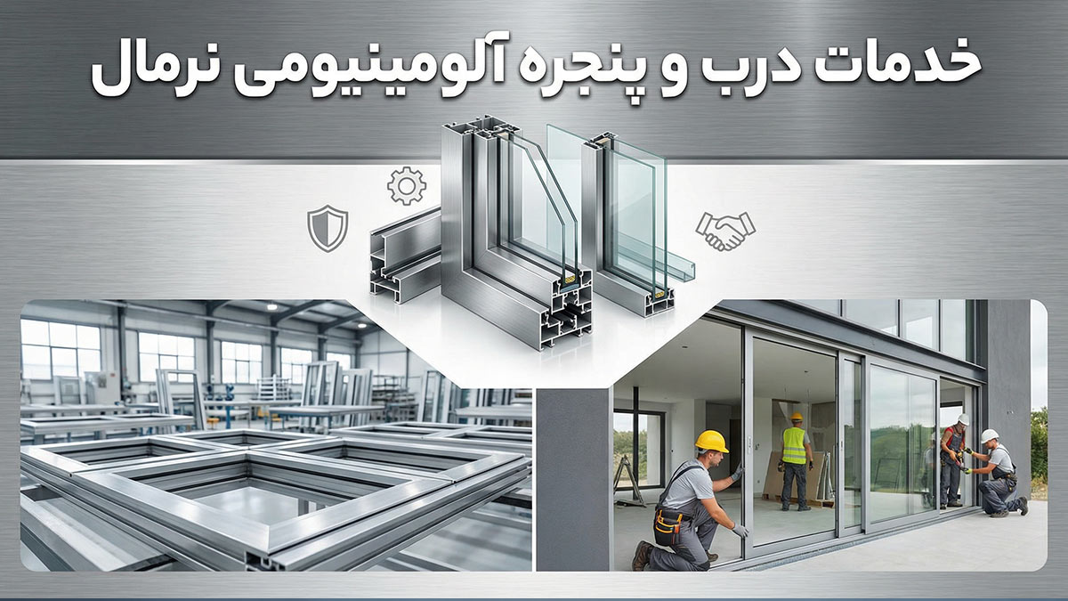 خدمات درب و پنجره آلومینیومی نرمال