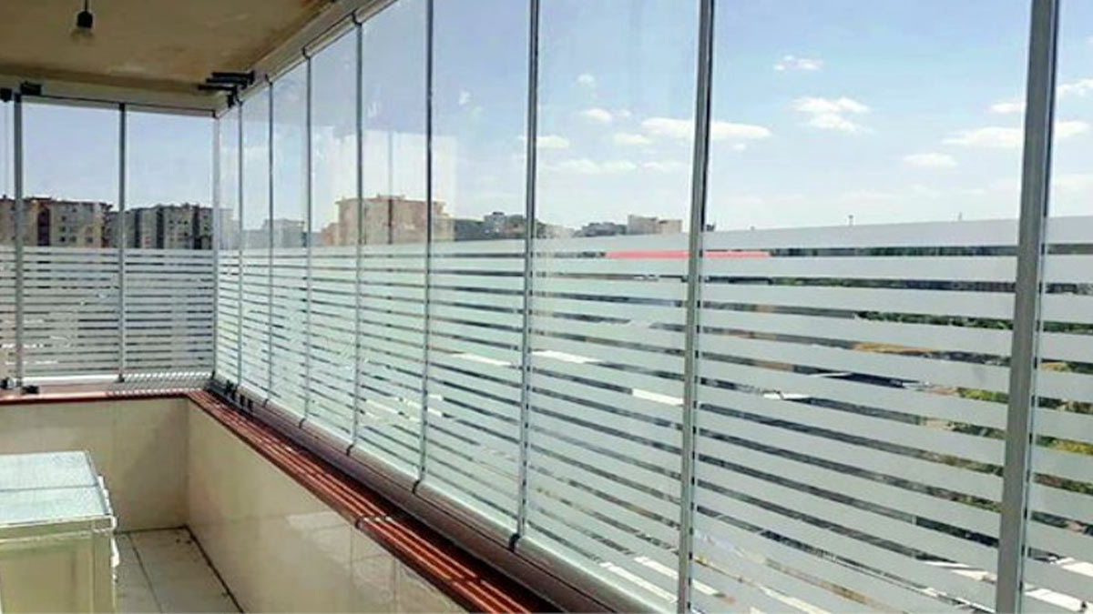 سایزهای مناسب شیشه دوجداره برای بالکن