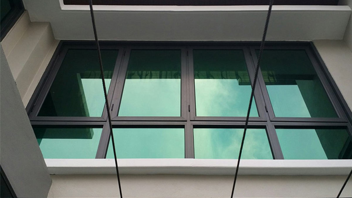 شیشه سبز دوجداره