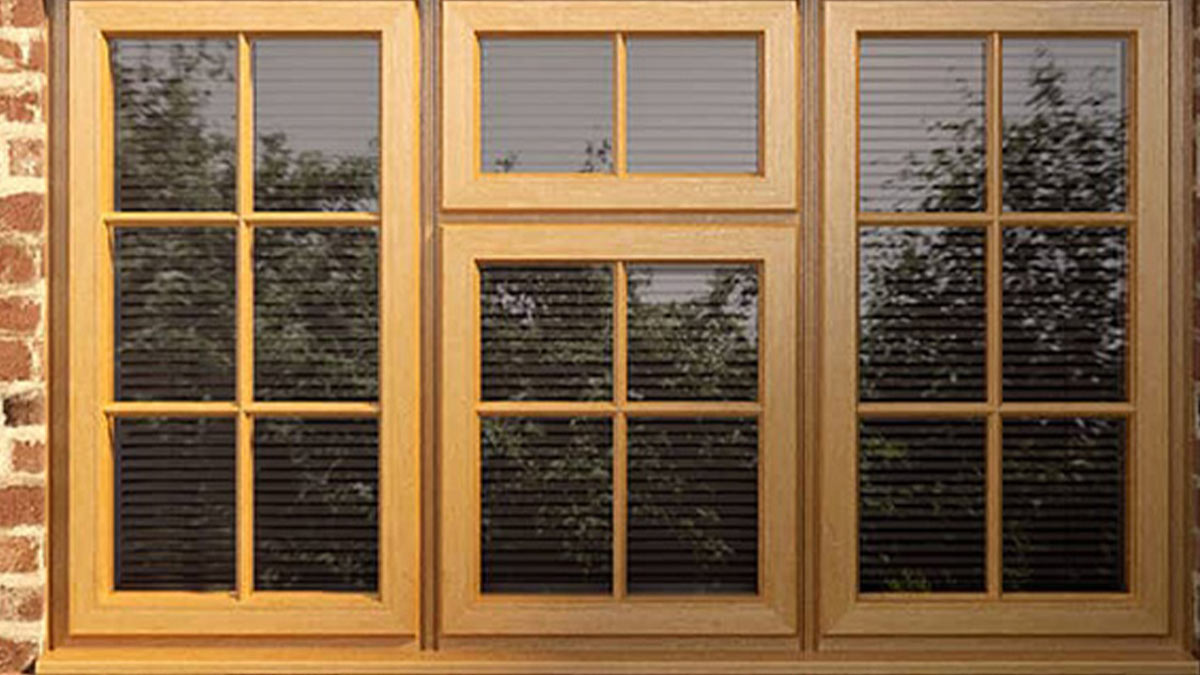 انواع رنگ های پنجره چوبی دوجداره