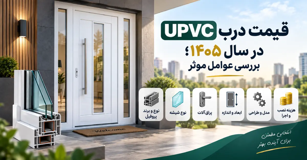 عوامل موثر قیمت درب upvc